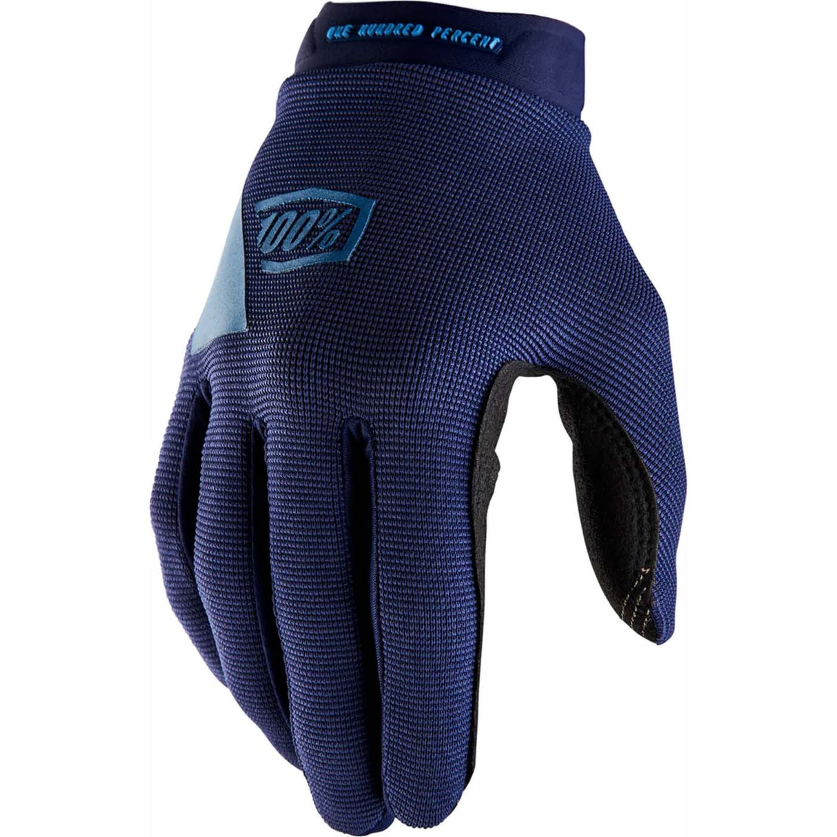 100% Ridecamp Protective Gloves - Navy/Slate Blue
