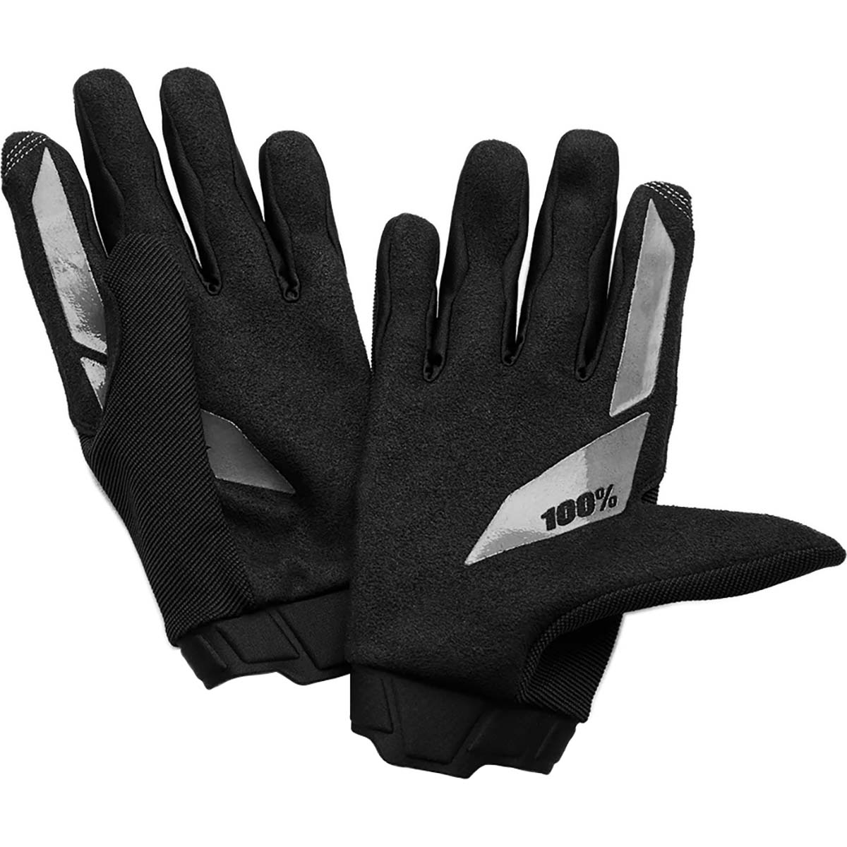 100% Ridecamp Youth Protective Gloves - Black