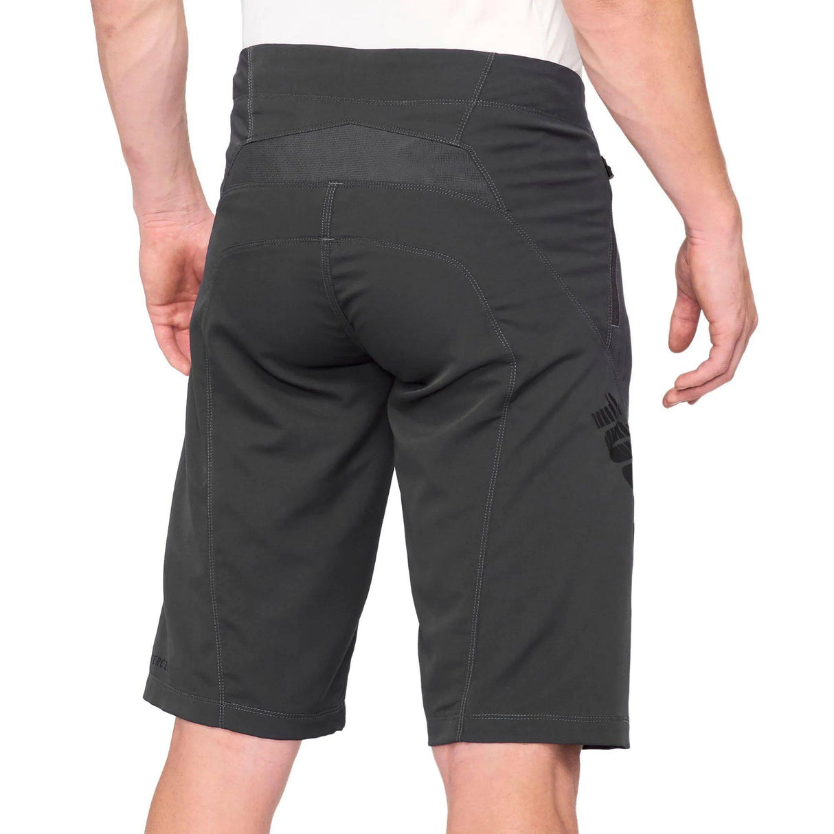100% Airmatic Shorts - Charcoal