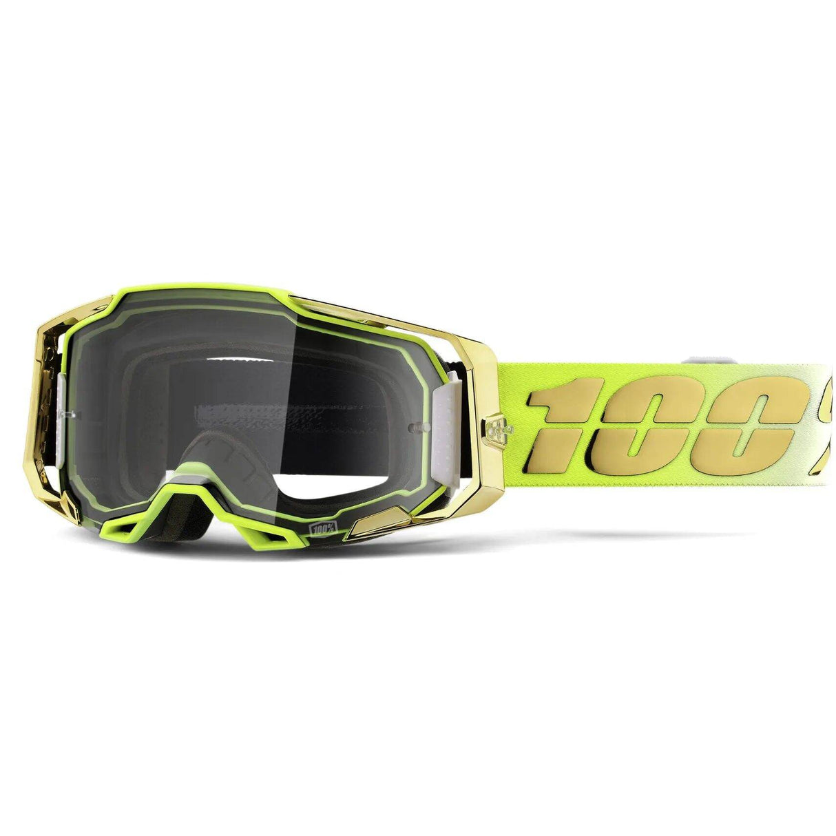 100% Armega MTB/MX Goggles - FeelGood (Clear Lens)