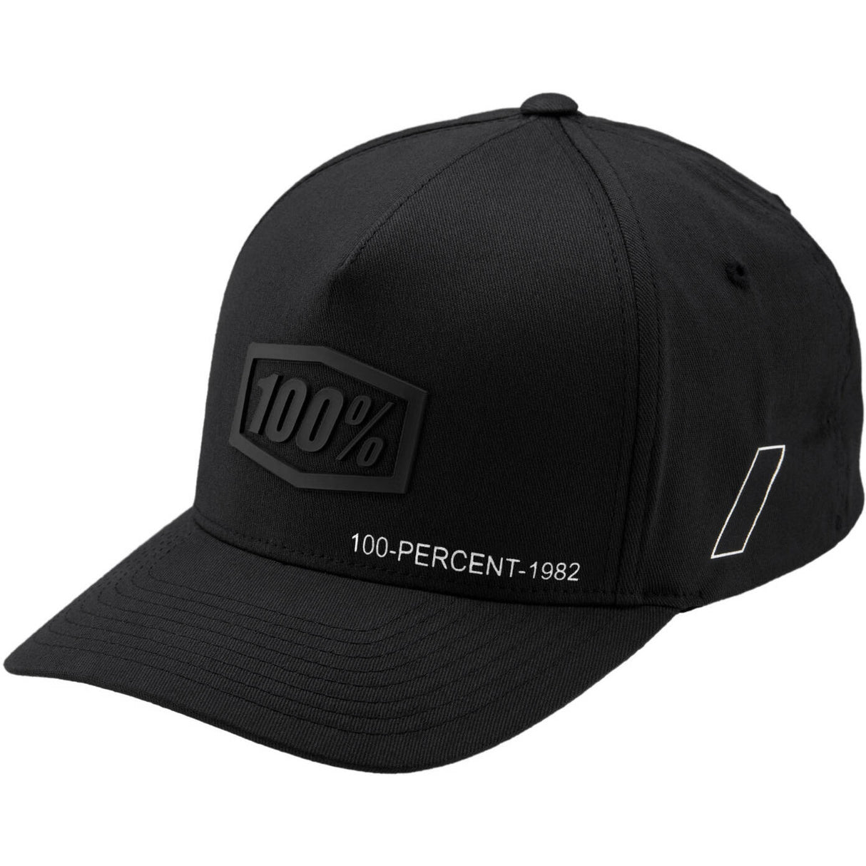 100% Shadow X-Fit Snapback Cap - Black