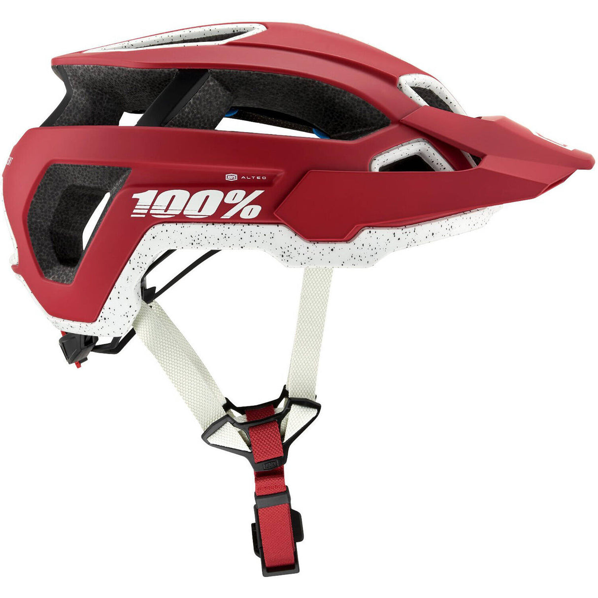 100% Altec w/ Fidlock Helmet - Deep Red
