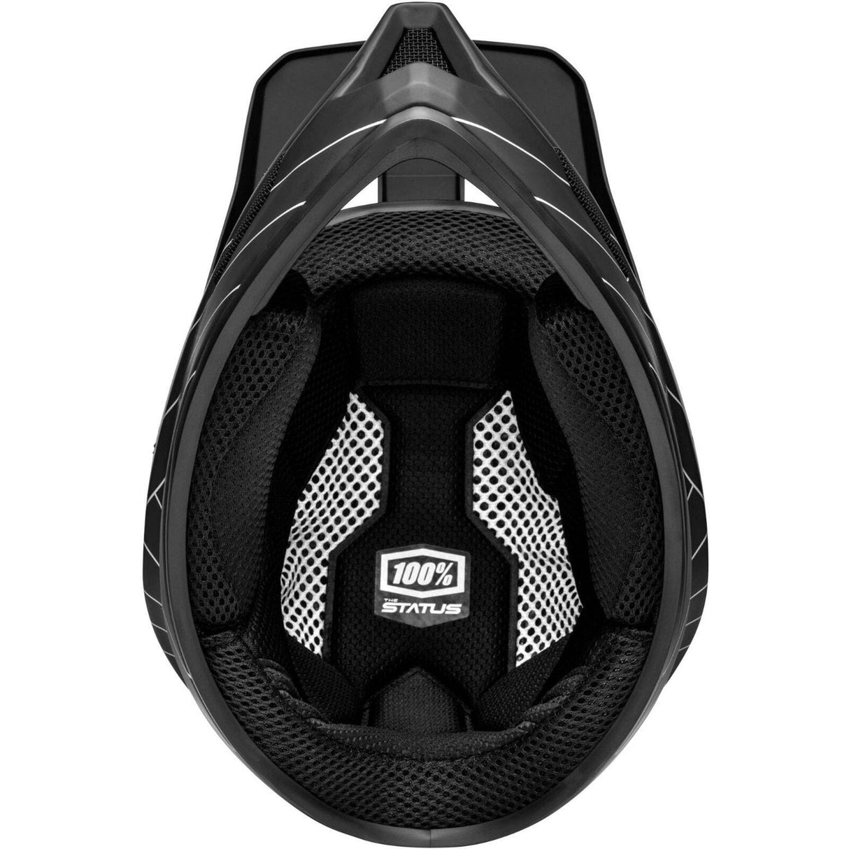100% Status Full Face Downhill/BMX Helmet - Essential Black