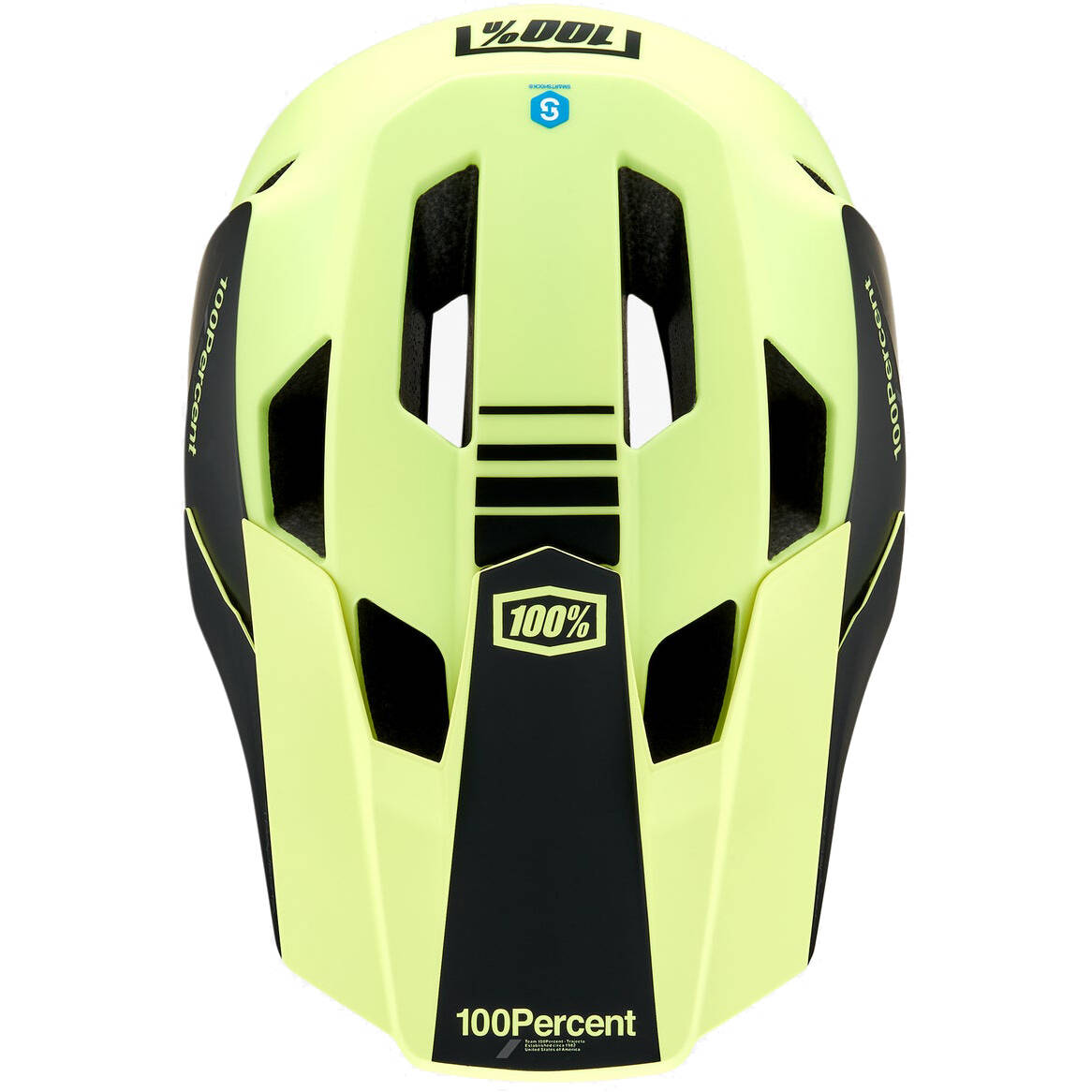 100% Trajecta w/Fidlock Full Face Downhill/BMX Helmet - LTD 21