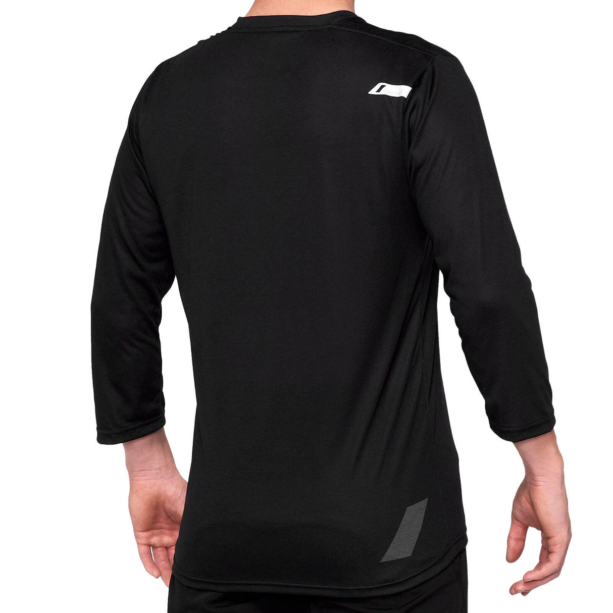 100% AIRMATIC 3/4 Sleeve Jersey - Black