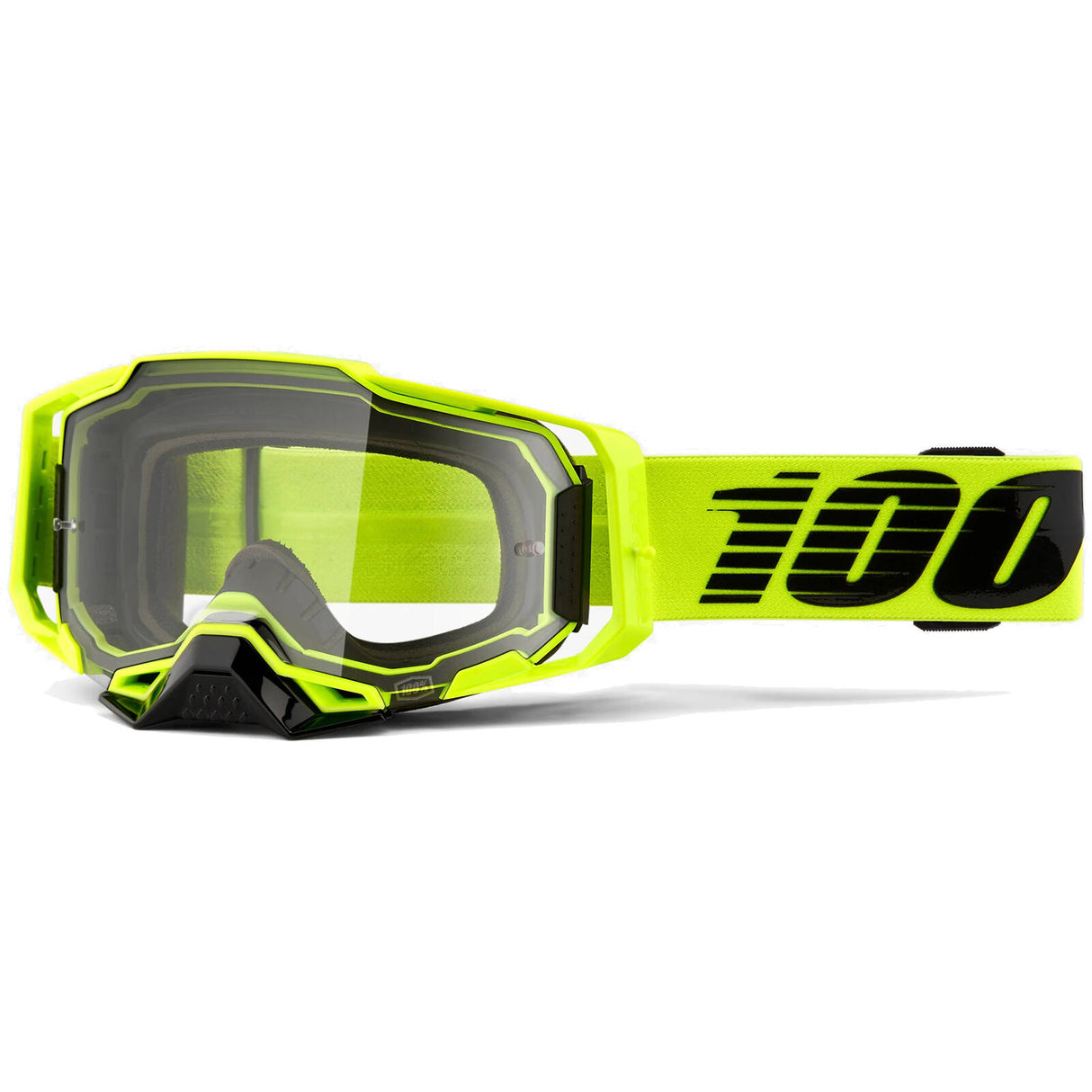 100% Armega Forecast Goggles - Nuclear Citrus/Clear Lens