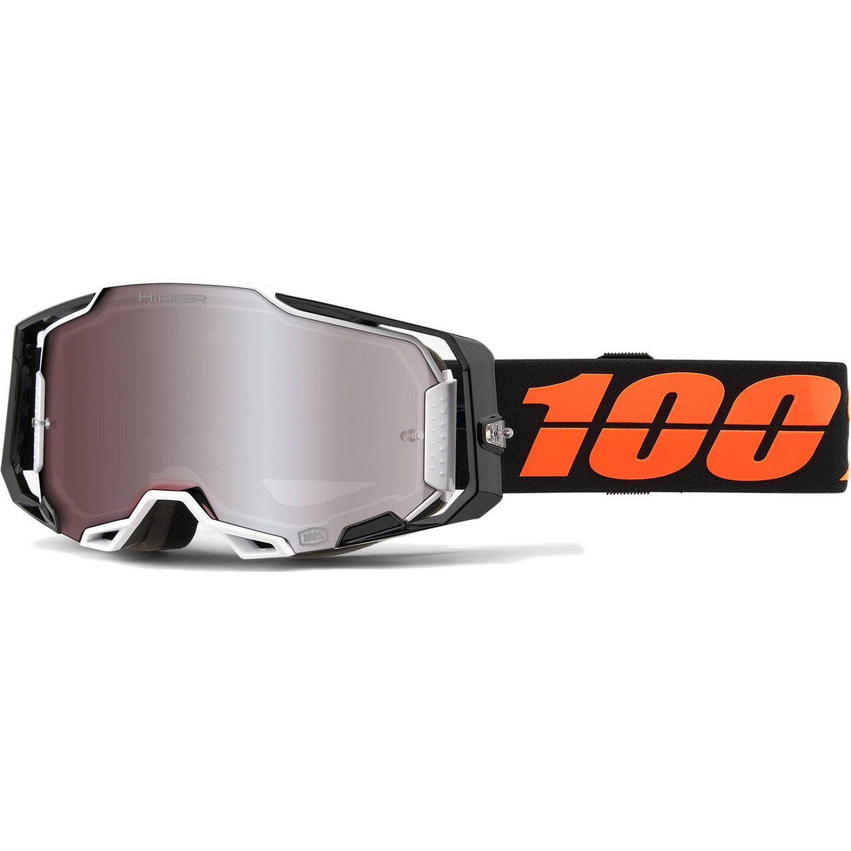 100% Armega HiPER Goggles - Blacktail/Silver Mirror Lens
