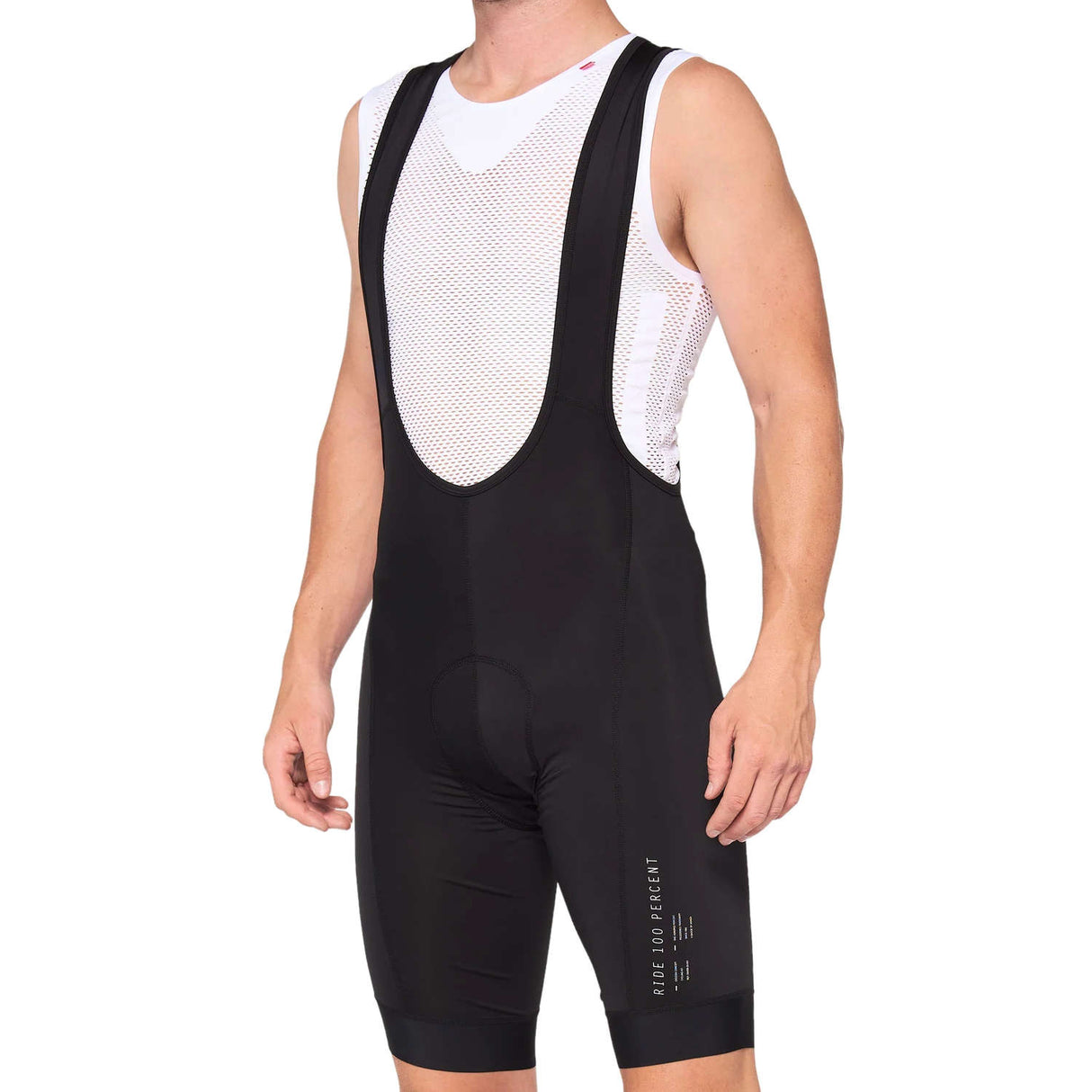 100% Exceeda Bib Shorts - Black/White