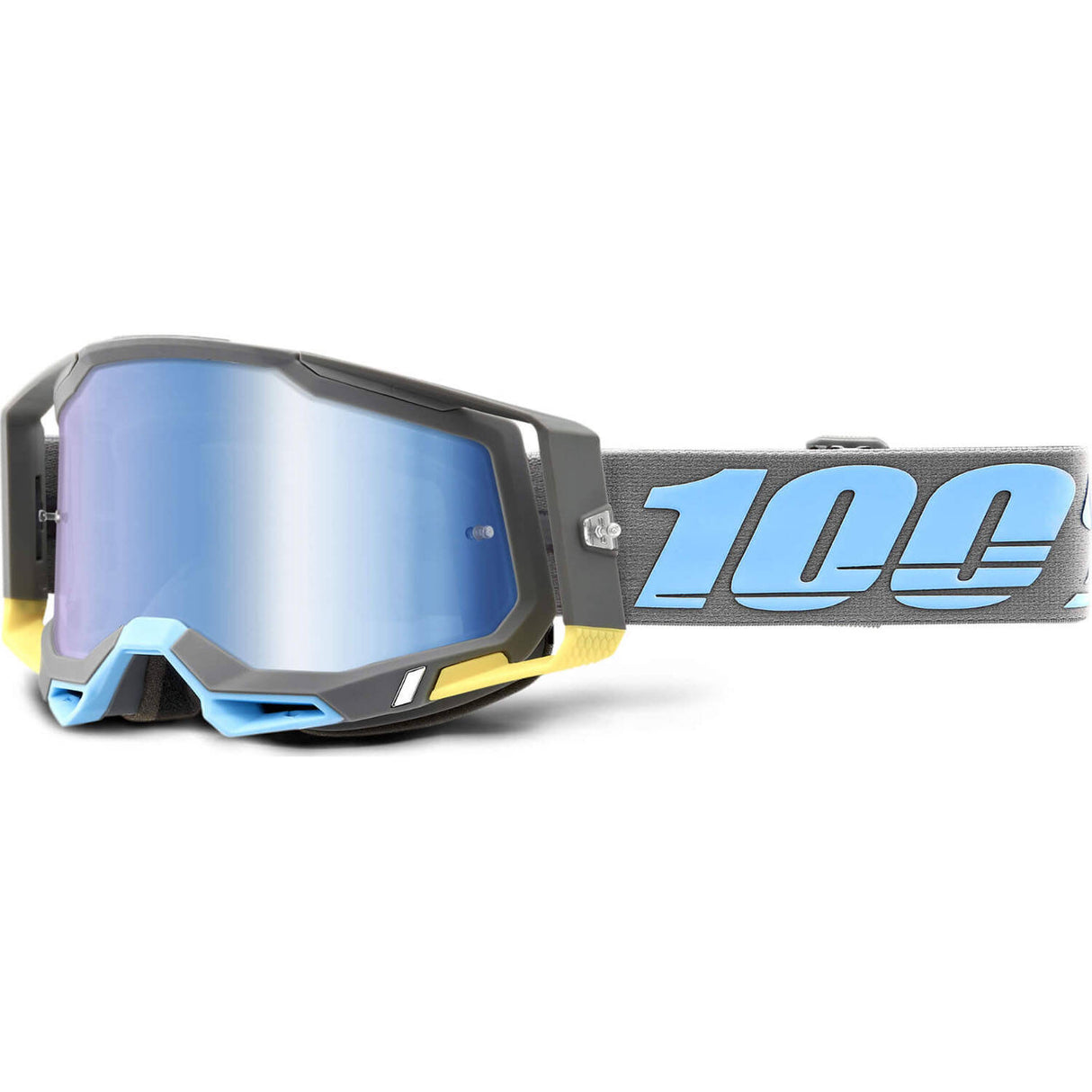 100% Racecraft 2 Goggles - Trinidad/Mirror Blue Lens