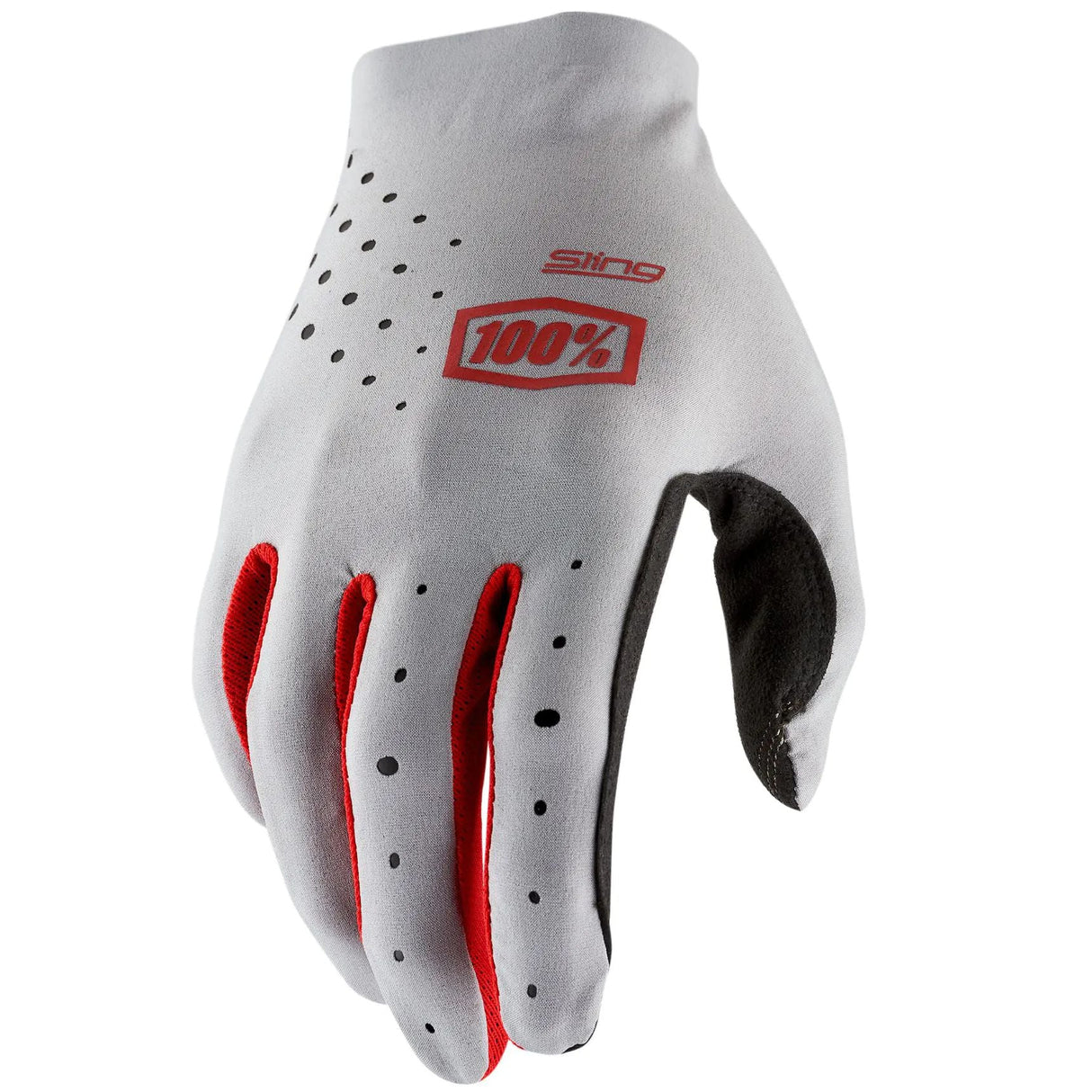 100% Sling MX Protective Gloves - Grey/Red
