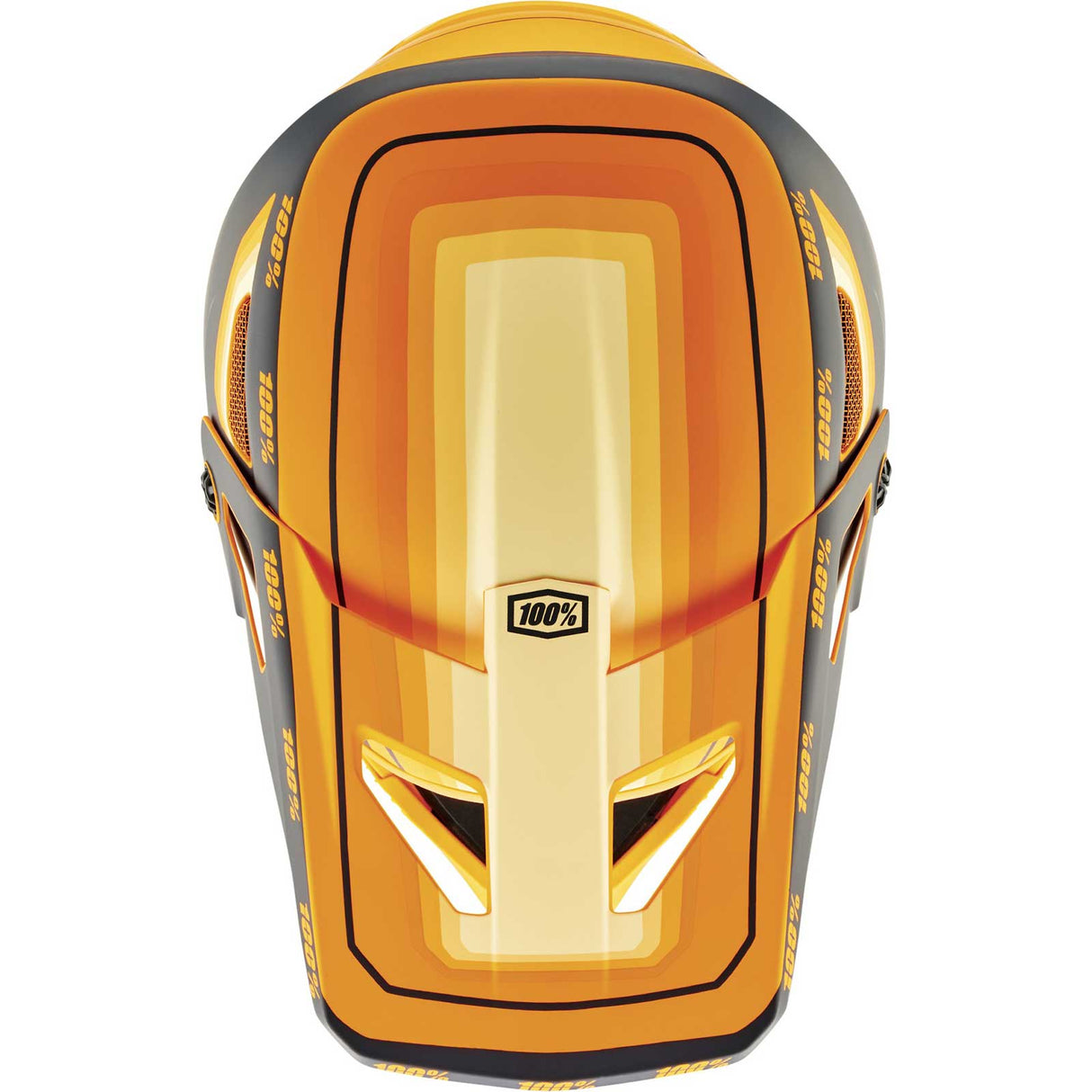 100% Status 22 Youth Full Face Helmet - Topenga Orange/Black