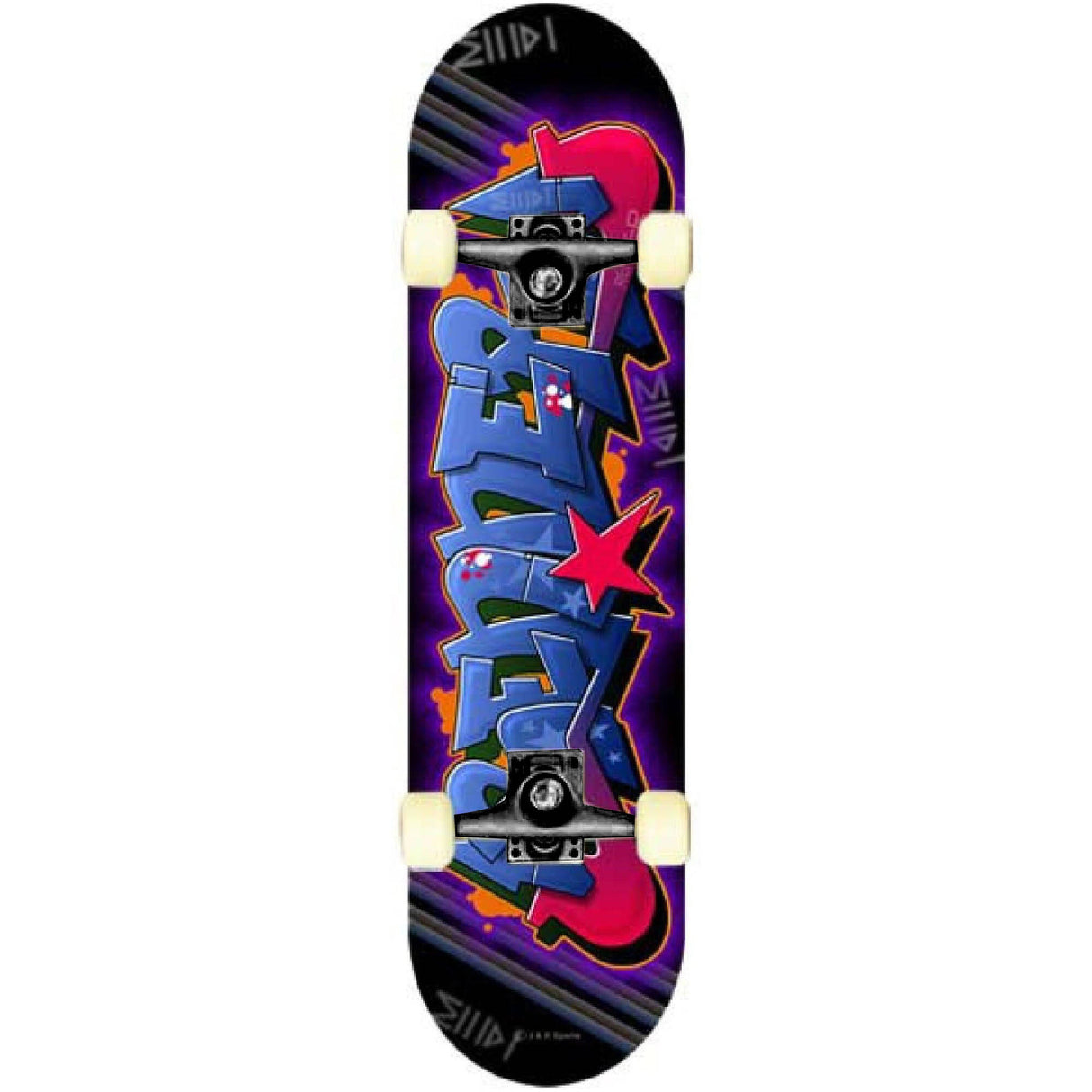 Renner A11 Series Blue Graffiti Complete Skateboard