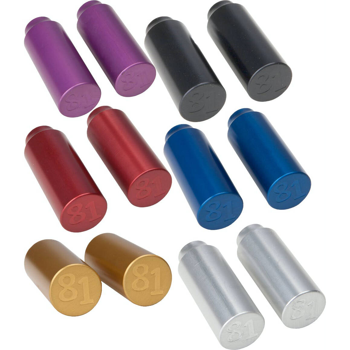 81 Customs Aluminium Peg System (pair) - Purple