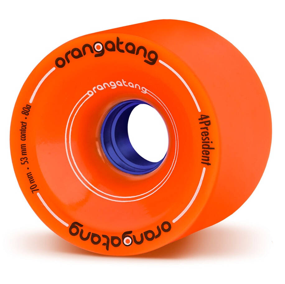 Orangatang 4President 70mm Longboard Wheels - 80a Orange