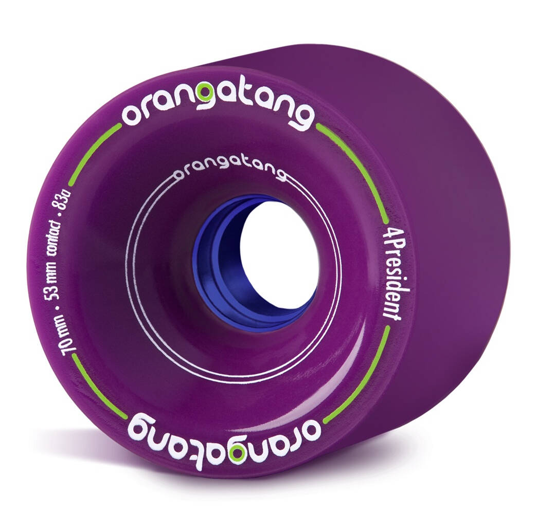 Orangatang 4President 70mm Longboard Wheels - 83a Purple