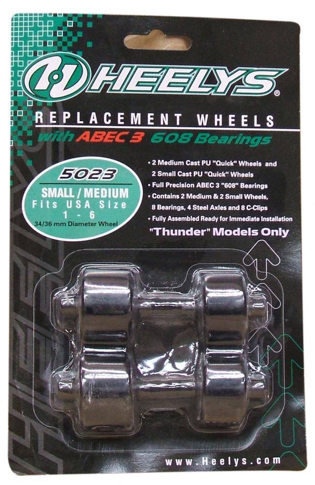 Heelys X2 Wheels (4 x Wheels) - Small (Junior 11 - UK 5)