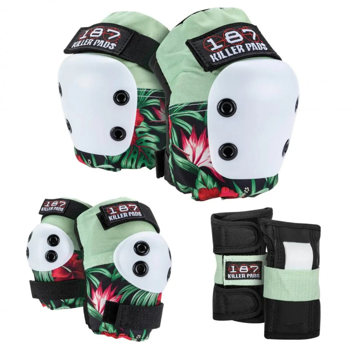 187 Killer Pads Junior Skate Pads 3-pack