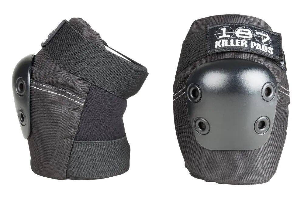 187 Killer Slim Elbow Pads - Black/Black - Extra Small