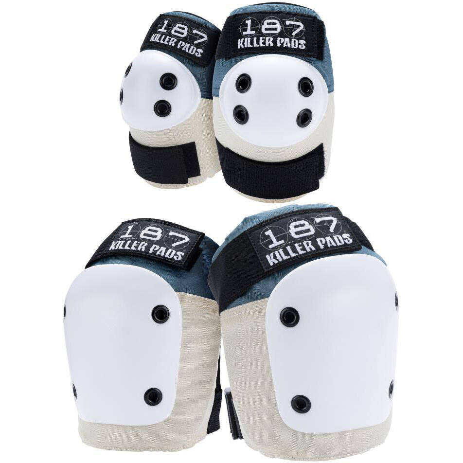 187 Killer Combo Pack Knee & Elbow Pad Set - Stone/Khaki