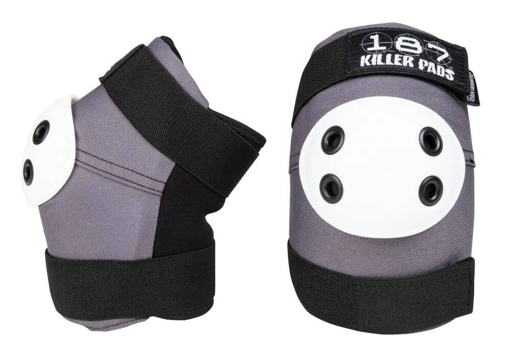 187 Killer Elbow Pads - Grey/White