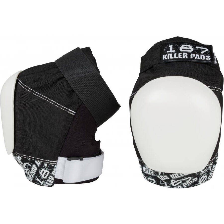187 Killer Pro Knee Pads - Black/White