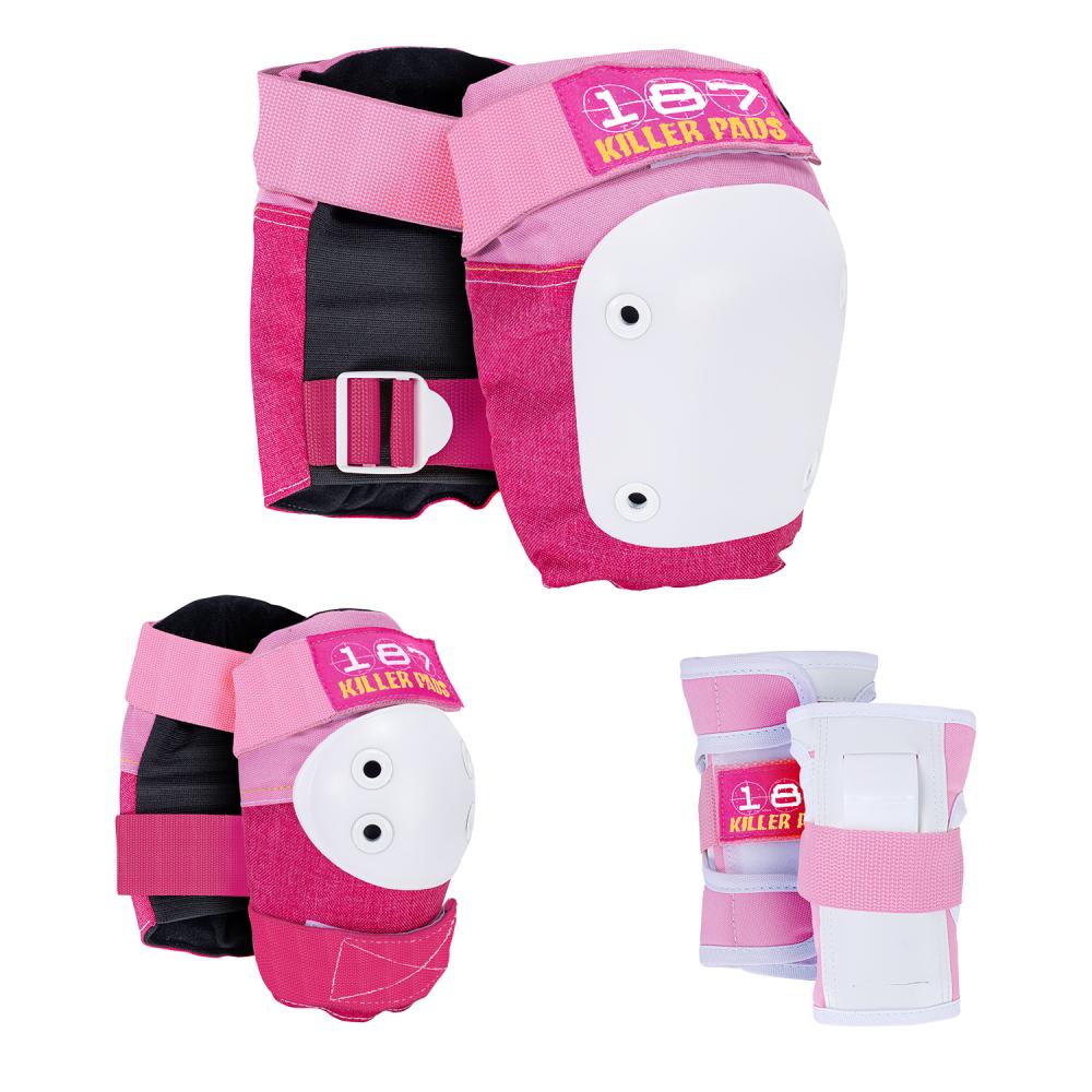 187 Killer Adult Six Pack Pad Set - Pink