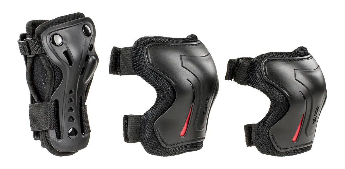 SFR Essentials Triple Pad Set - Black / Red