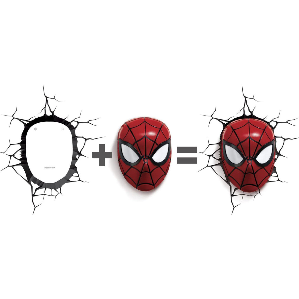 3D Light FX 3D Deco Light - Spider-man Face