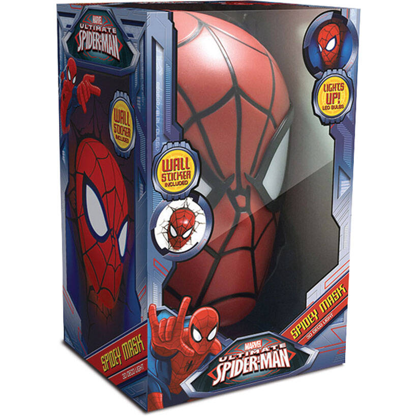 3D Light FX 3D Deco Light - Spider-man Face