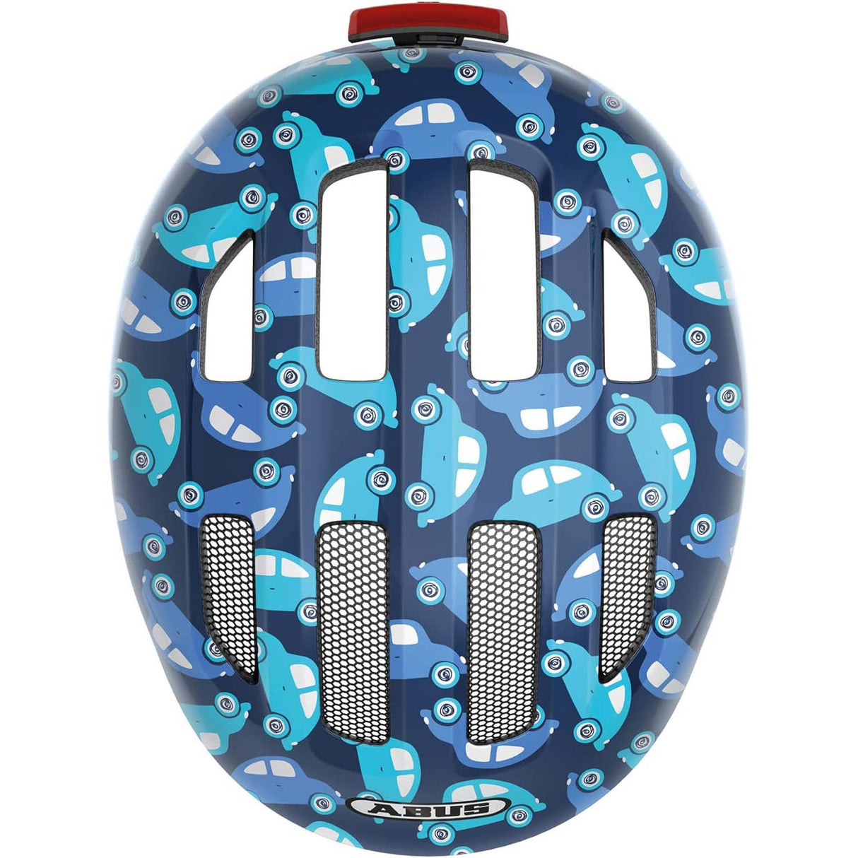 ABUS Smiley 3.0 LED Helmet - Blue Car