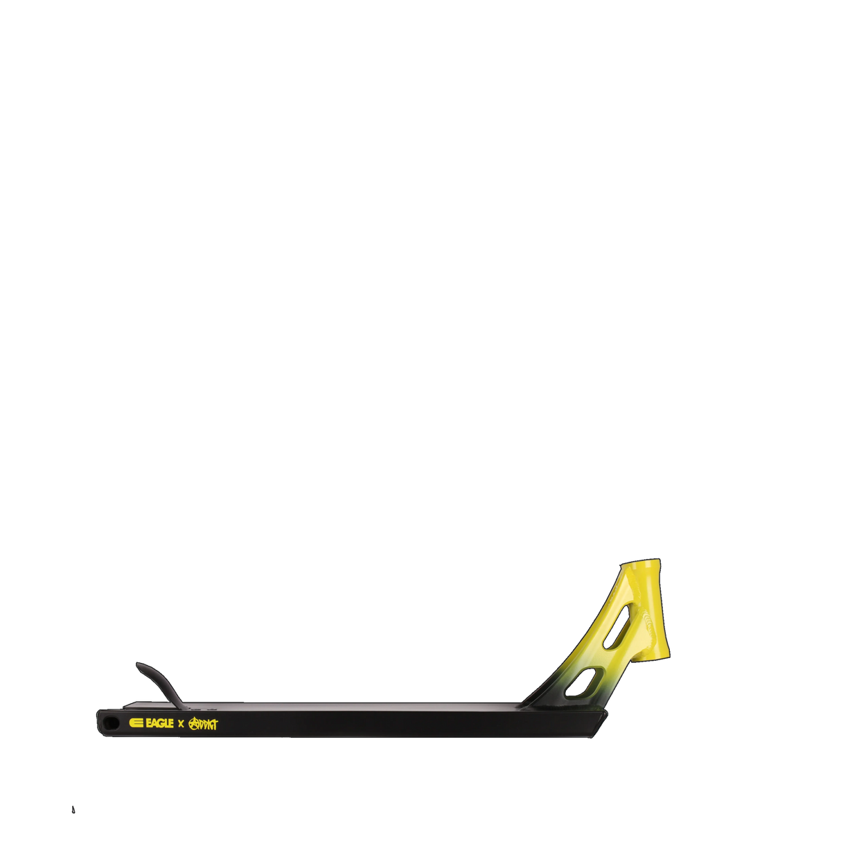 Addict x Eagle Scooter Deck - Black/Yellow 23.2" x 5.7"
