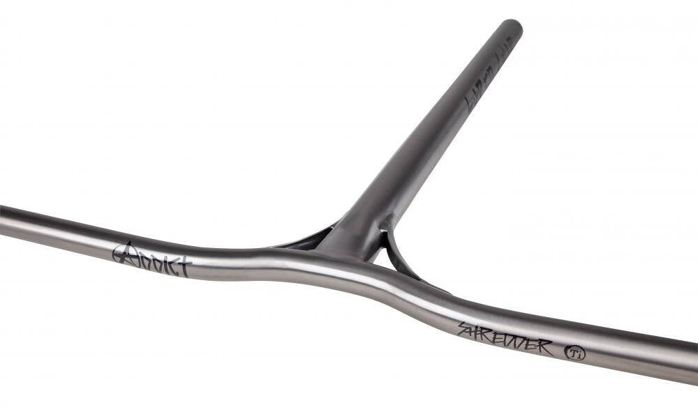 Addict Shredder MKII Titanium HIC/SCS Scooter Handle Bars - Raw 720mm