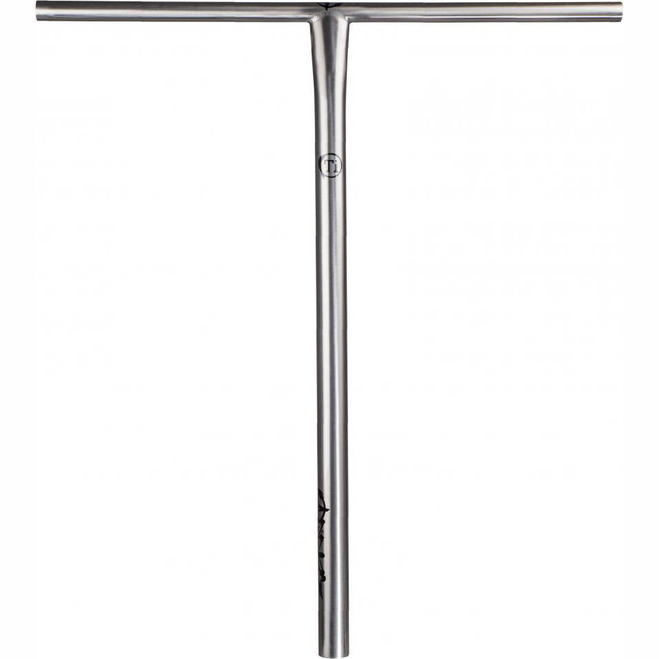 Addict T Bar Titanium HIC/SCS Scooter Handle Bars - Raw 680mm