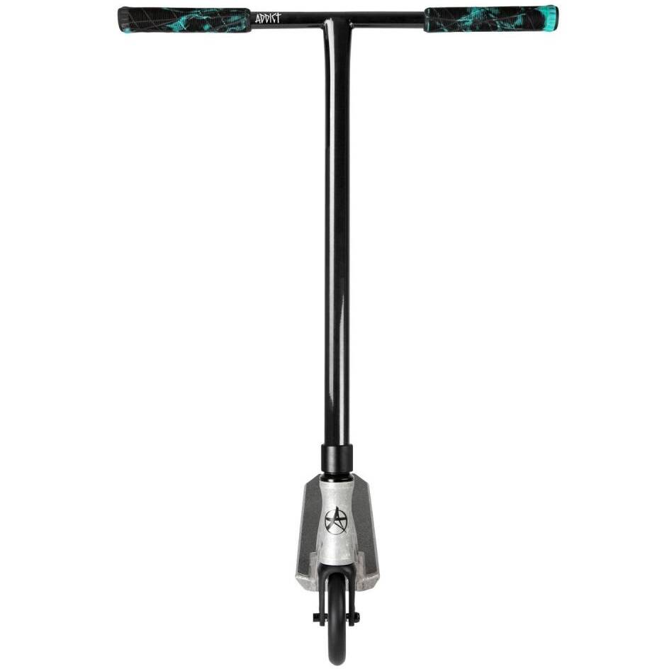 Addict Burner Glitch Stunt Scooter - Raw/Black