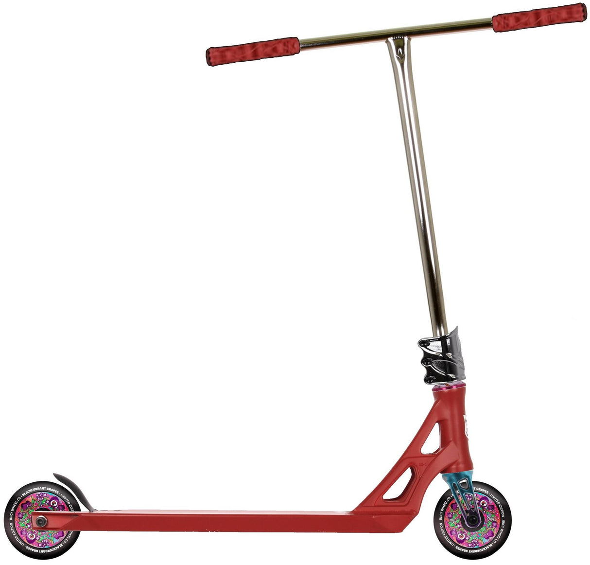 Addict x Blunt Envy Custom Stunt Scooter - Red/Chrome/Multi