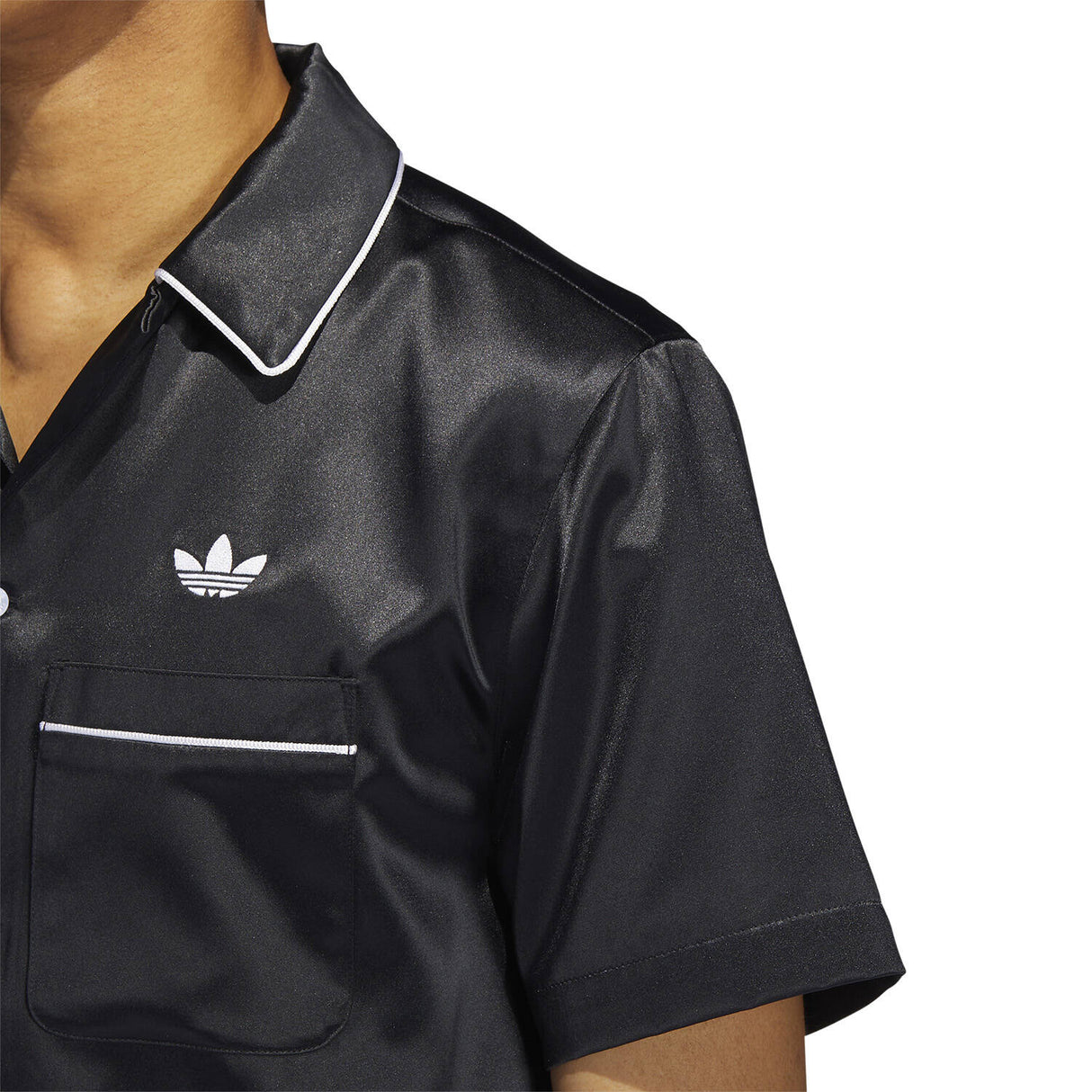 Adidas Skateboarding Bowling Shirt - Black/White