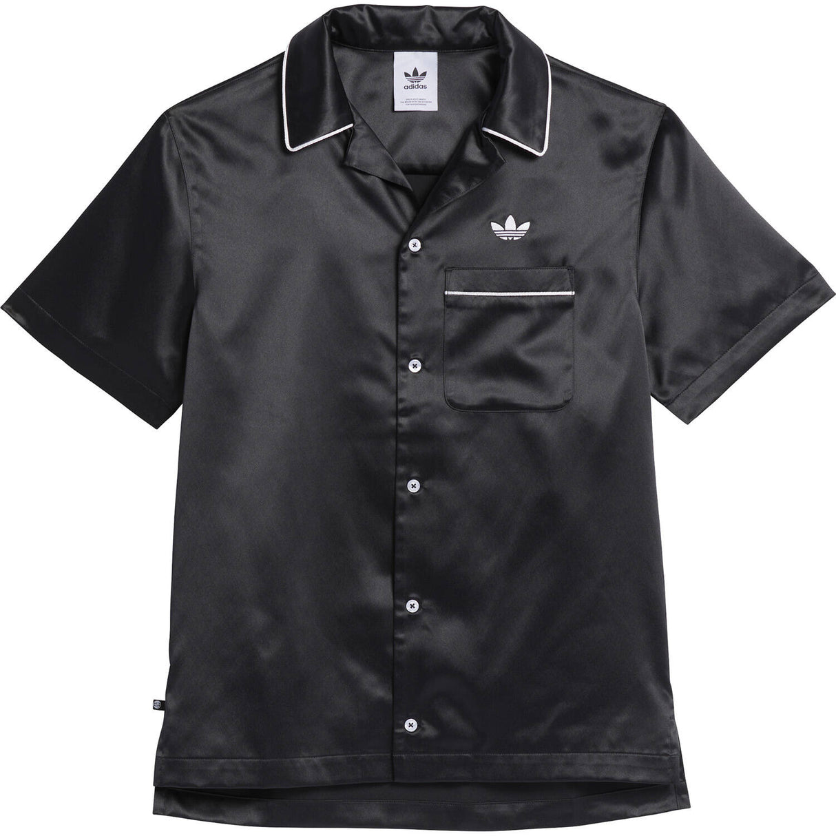 Adidas Skateboarding Bowling Shirt - Black/White