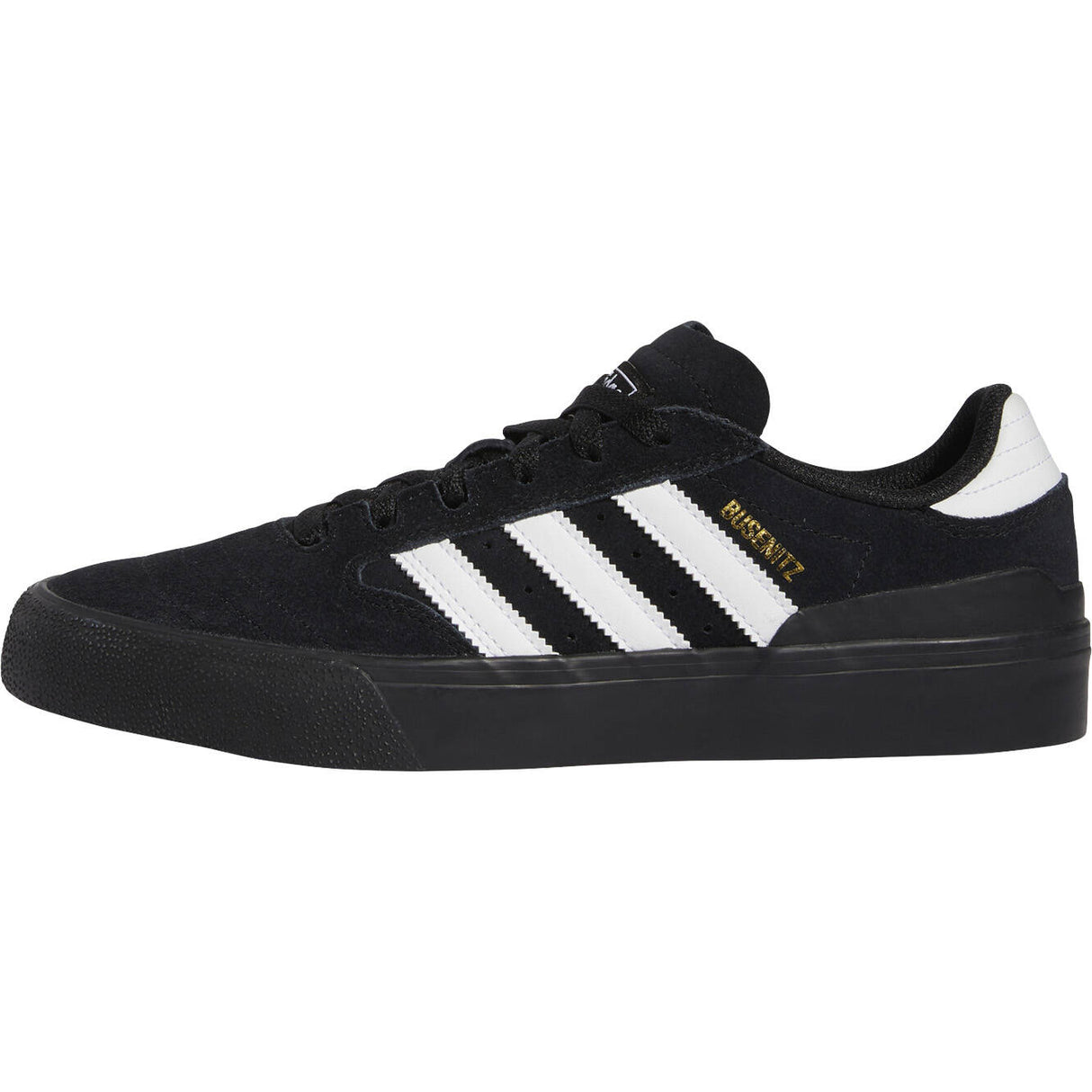 Adidas Skateboarding Busenitz Vulc II Skate Shoes - Black/White/Gold