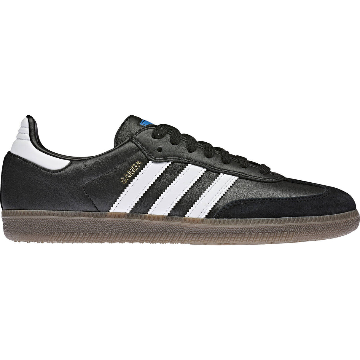 Adidas Skateboarding Samba ADV Skate Shoes - Black/White/Gold