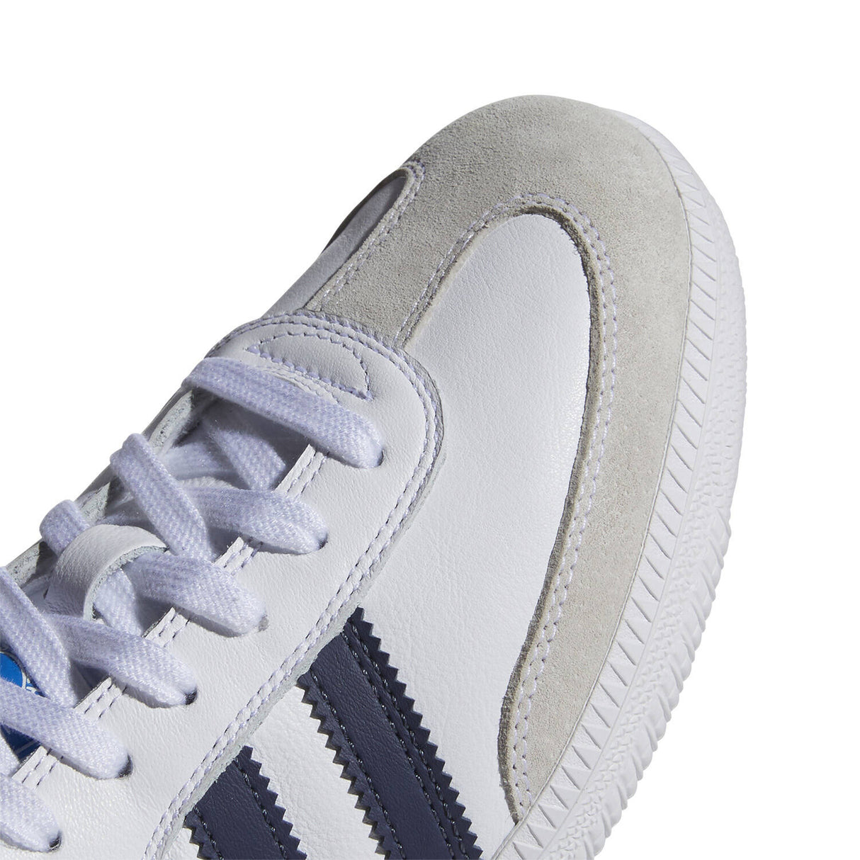 Adidas Skateboarding Samba ADV Skate Shoes - White/Navy/White