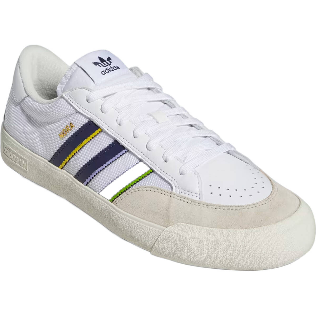 Adidas Skateboarding Nora Skate Shoes - White/White/Gold