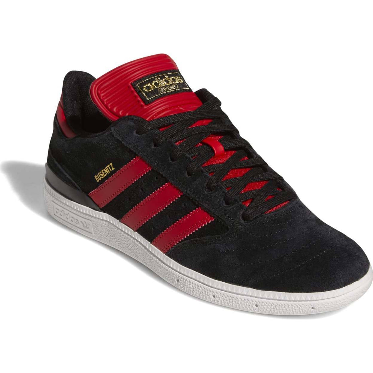 Adidas Busenitz Skate Shoes - Core Black/Scarlet/Gold