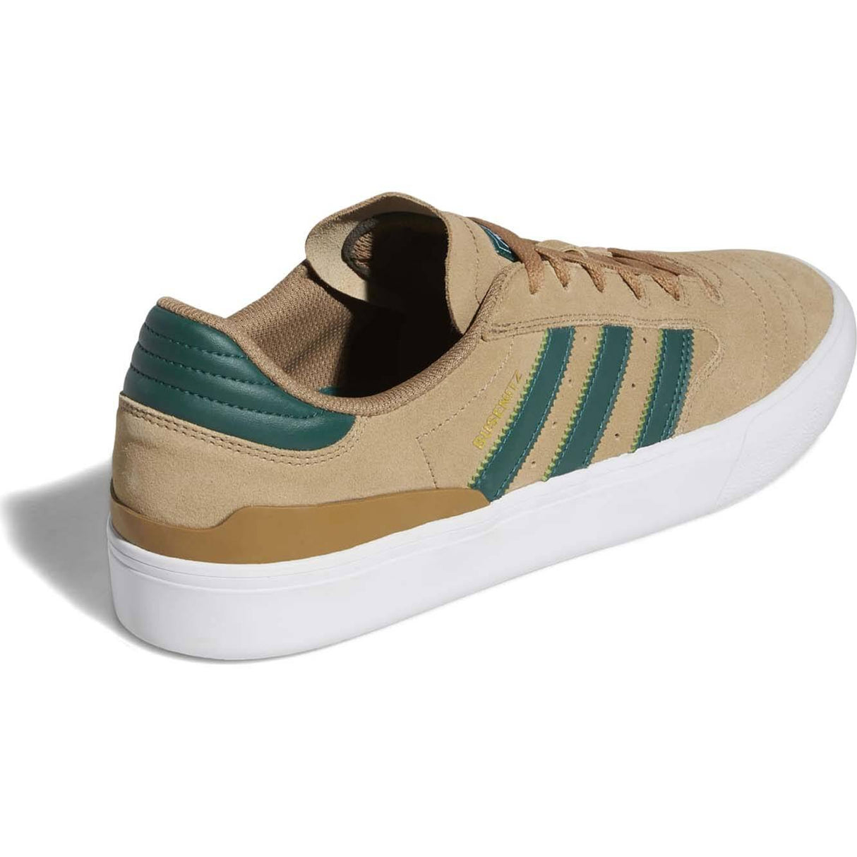 Adidas Busenitz Vulc II Skate Shoes - Cardboard/Green/White