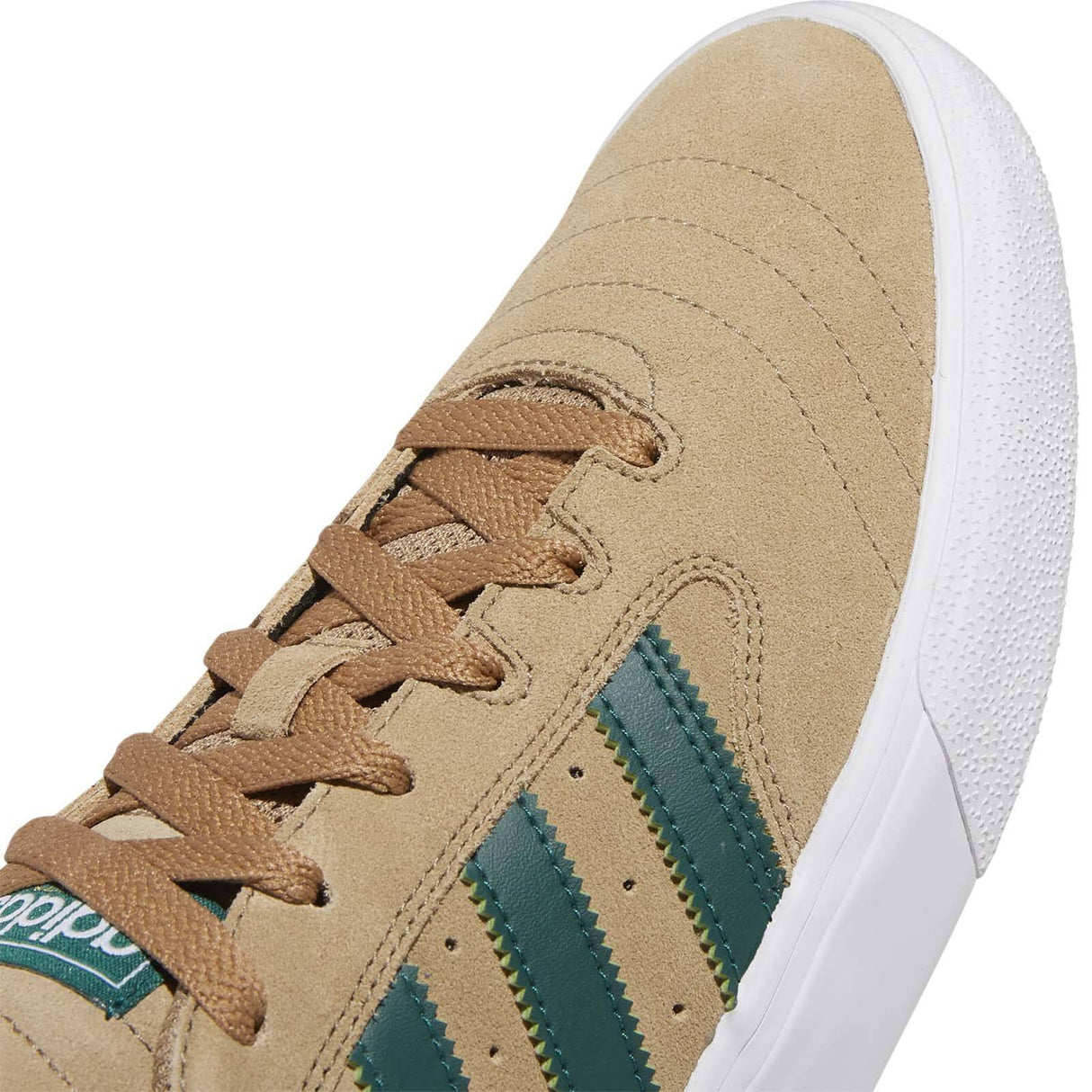 Adidas Busenitz Vulc II Skate Shoes - Cardboard/Green/White