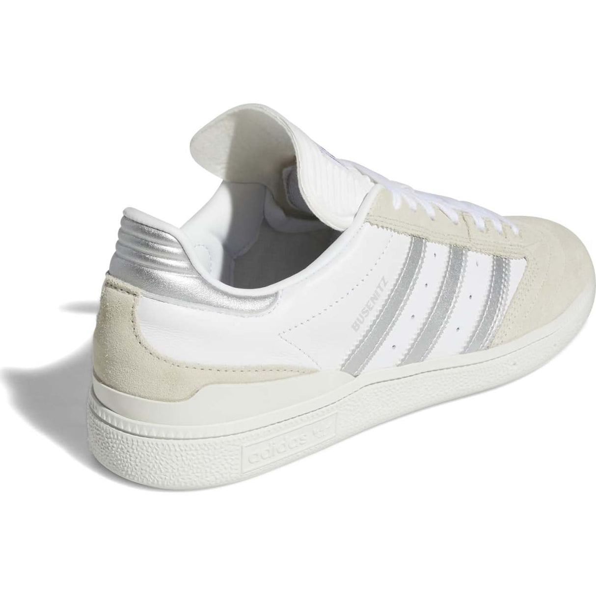 Adidas Busenitz Skate Shoes - Crystal White/Silver/White