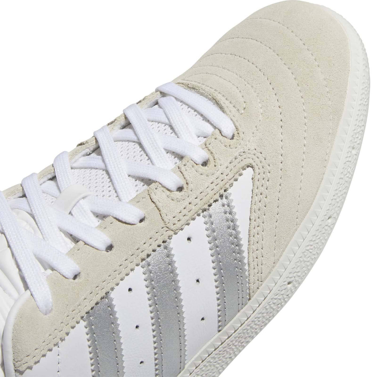 Adidas Busenitz Skate Shoes - Crystal White/Silver/White