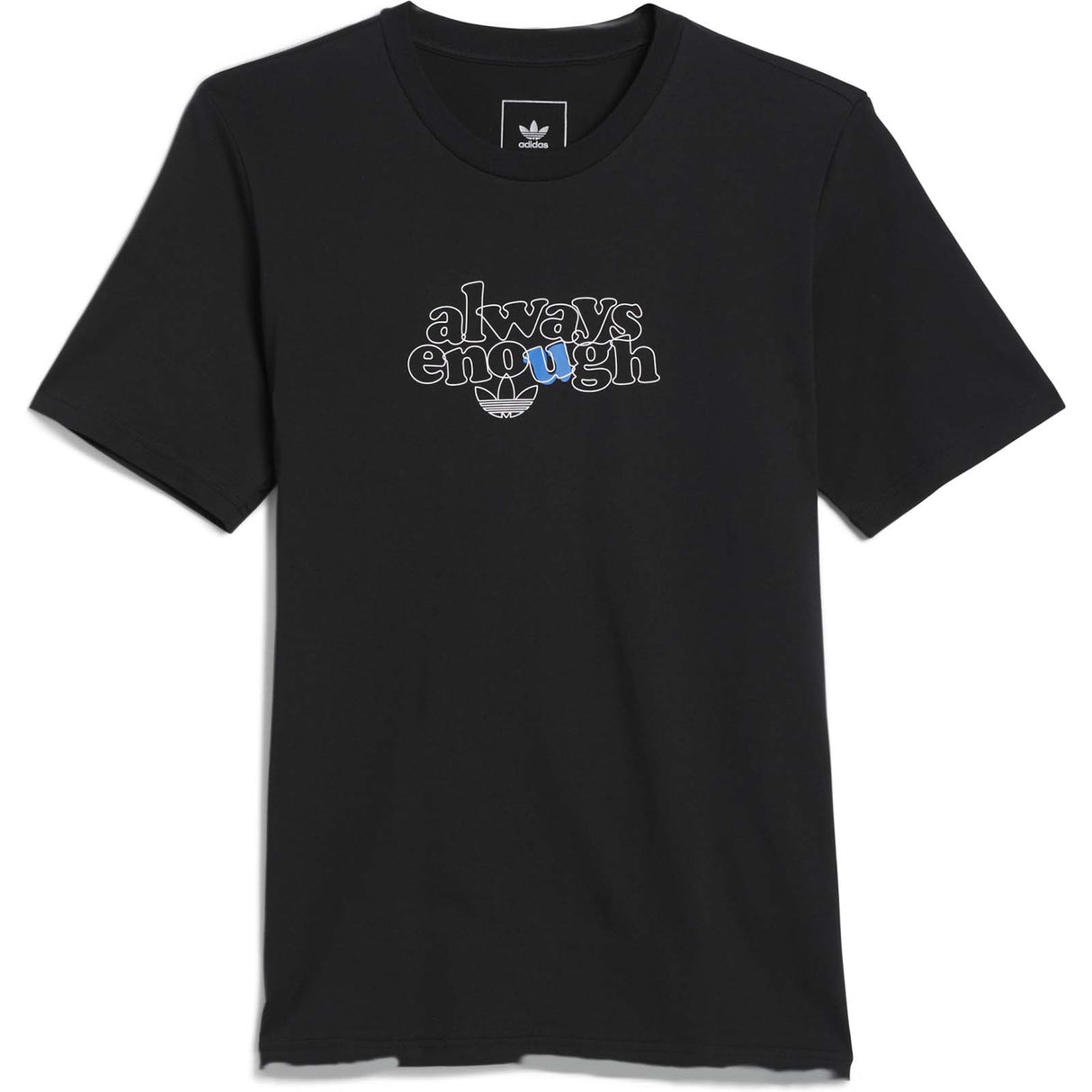 Adidas Daewon Message T Shirt - Black/White/Blue Bird