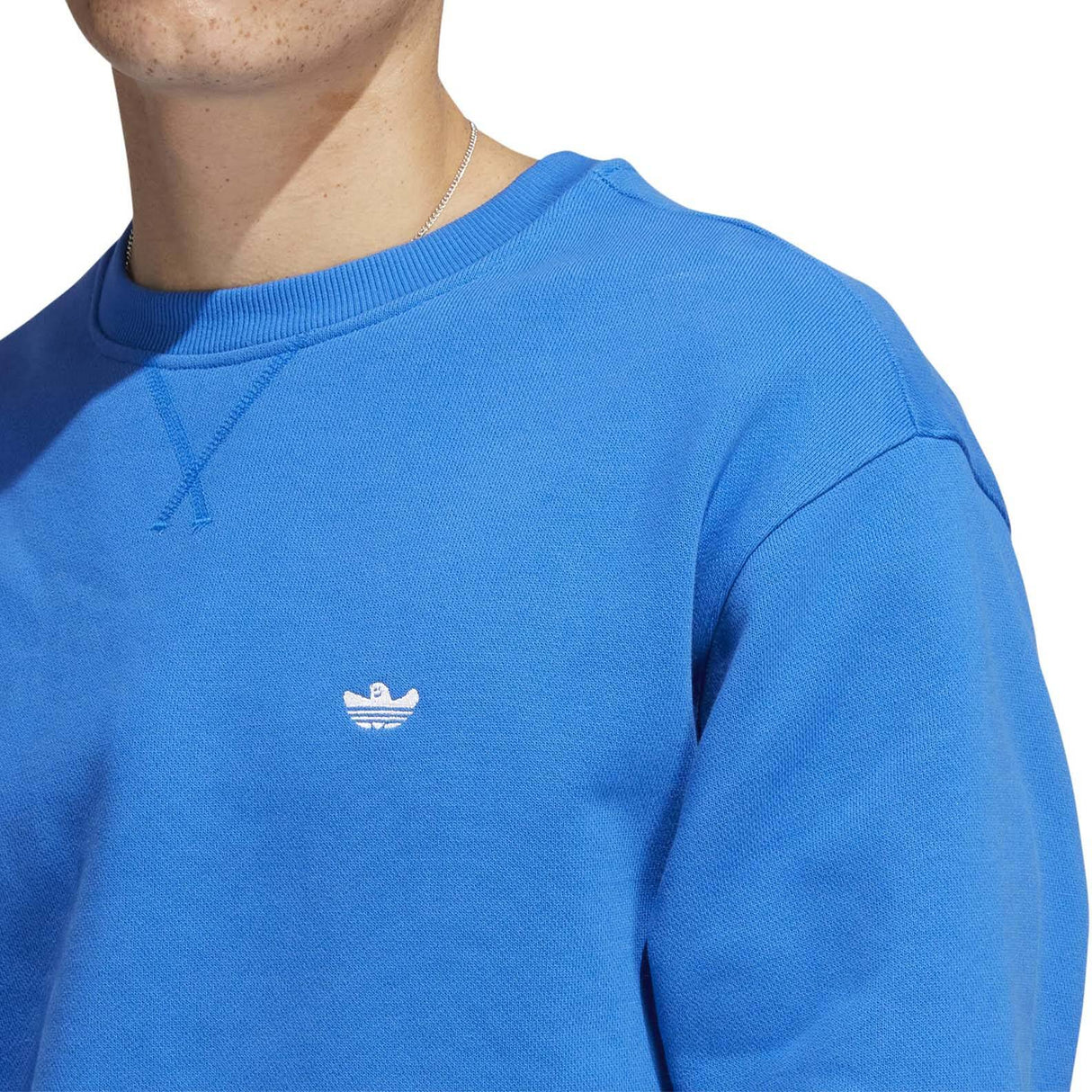 Adidas Shmoofoil Crew - Blue Bird/White