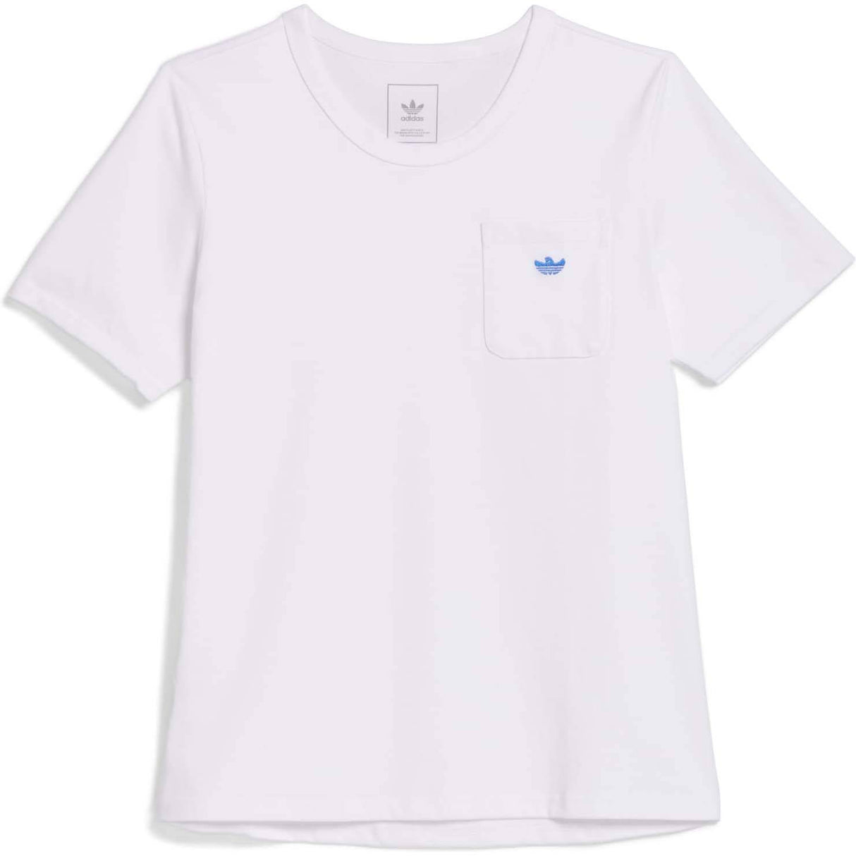 Adidas Shmoofoil Pocket T Shirt - White/Blue Bird