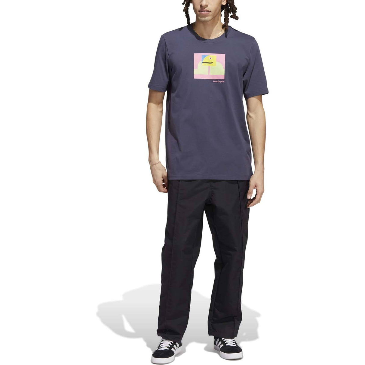 Adidas Shmoofoil Painted SS T Shirt - Shadow Navy/Multi